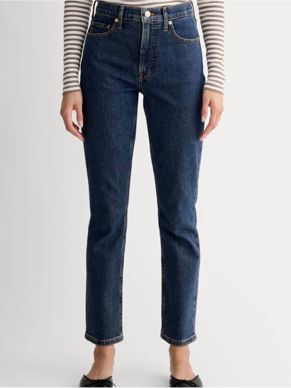 NWT Everlane Women's the Original Cheeky® Jean in indigo rinse - Picture 1 of 6